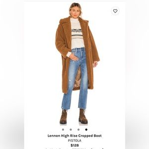 Lennon High Rise Cropped Boot in Zuma